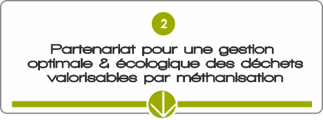 partenariat pour une gestion optimale et écologique des déchets valorisables par méthanisation