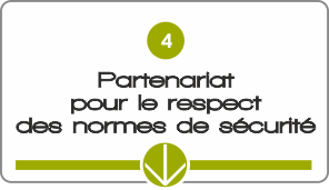 partenariat pour le respect des normes de sécurité